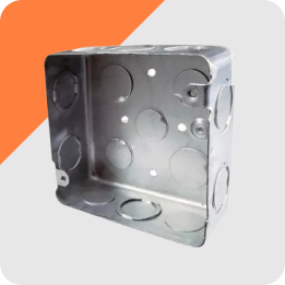 Caja de brazo galvanizada