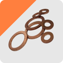 Arandela cobre conexión